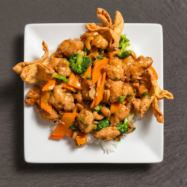 Cashew Chicken.